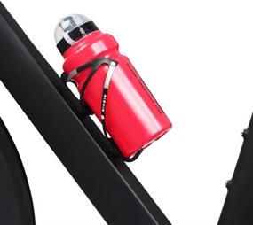 img 1 attached to Bikein Pro UD Carbon Bicycle Water Bottle Cage - Lightweight MTB Bike Holder, Black 25g/Piece