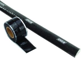 img 4 attached to Enhanced Fire Sleeve and Tape Kit - 1-5/8&#34; I.D. x 3ft - Ideal Heat Protection for Wires, Hoses, and more - Black