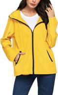 avoogue lightweight waterproof jackets jogging women's clothing and coats, jackets & vests logo