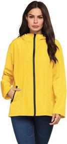 img 2 attached to Avoogue Lightweight Waterproof Jackets Jogging Women's Clothing and Coats, Jackets & Vests