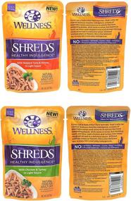 img 2 attached to 🐱 Wellness Healthy Indulgence Wet Cat Food Pouch Variety Pack - Assorted Flavors, 10 Pouches, 3-Ounces Each