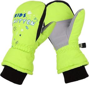 img 4 attached to KRATARC Boys' Waterproof Windproof ❄️ Outdoor Weather Accessories for Cold Weather