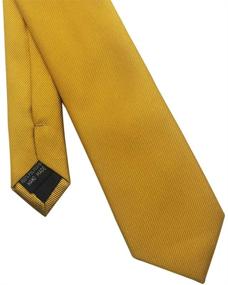 img 1 attached to 👔 Stylish Necktie with a Textured Stripe Design - Men's Accessories for Ties, Cummerbunds & Pocket Squares