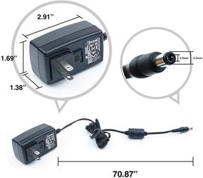 img 1 attached to 🔌 Plustek Power Adapter 24V 0.75A for Z300, PS186, PS188, PS286 Plus, PS283, PS3060U, OpticBook 3800, 3900, 4800, AD480, D430, OpticSlim 1180 - Enhanced for SEO