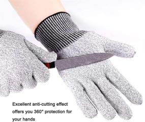 img 2 attached to Resistant Gloves Protection Material Knitted
