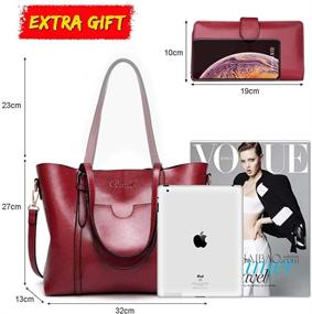 img 2 attached to Purses Handbags Shoulder Satchel Matching Women's Handbags & Wallets