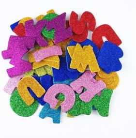 img 4 attached to 🌟 Vibrant Self-Adhesive Foam Glitter Stickers - Honbay Pack of 8 Sets (Approx 208pcs)