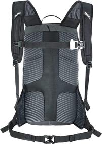 img 3 attached to 🎒 Evoc Ride 12 Backpack - Multisport Hydration Backpack with Helmet Transport - 12L Capacity, Carbon/Grey