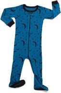 👶 leveret baby boys girls footed pajamas: organic cotton kids toddler sleepwear (6m-5t) logo