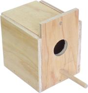 🏞️ outdoor mount assembled wooden nest box - enhanced for seo logo