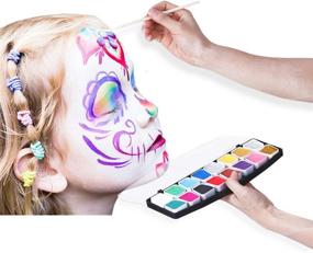 img 3 attached to TOYMYTOY Face Paint Crayons 18 Colors: Safe, Non-Toxic and Washable Makeup Kit for Halloween (Type 2)