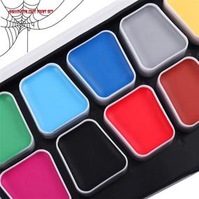 img 1 attached to TOYMYTOY Face Paint Crayons 18 Colors: Safe, Non-Toxic and Washable Makeup Kit for Halloween (Type 2)