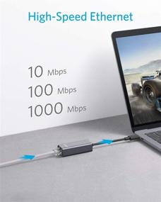 img 2 attached to Адаптер USB C к Ethernet от Anker: портативный 1-гигабитный сетевой хаб для MacBook Pro, iPad Pro, ChromeBook, XPS, Galaxy S9/S8 и многих других устройств!