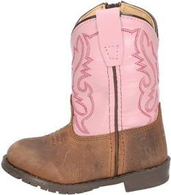 img 4 attached to 👢 Stylish and Comfortable Smoky Mountain Toddler Boys Hopalong Western Boys' Shoes