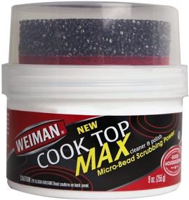 img 4 attached to 🌟 Weiman Max Cooktop Cleaner - 9 Ounce - Effortlessly Eliminate Stubborn Burned-On Food, Grease, and Watermarks, Crafting a Gleaming Glass Cooktop