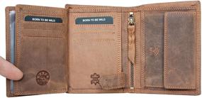 img 1 attached to 👜 Genuine Leather Wallet - Enhancing Natural Strength