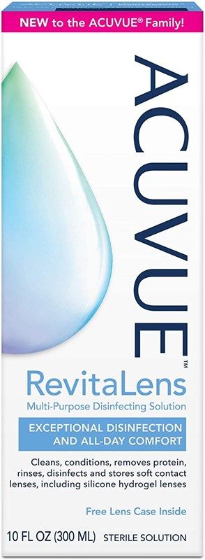 acuvue revitalens multi purpose disinfecting solution 로고