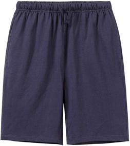 img 3 attached to 🩳 UNACOO Unisex 2 Pack Cotton Shorts: Premium Boys' Clothing for Comfort and Style