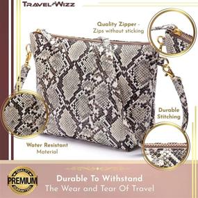 img 2 attached to 💼 Ultimate Travel Companion: Grab & Go with the Travel Wizz Makeup Clutch Purse Cosmetic!