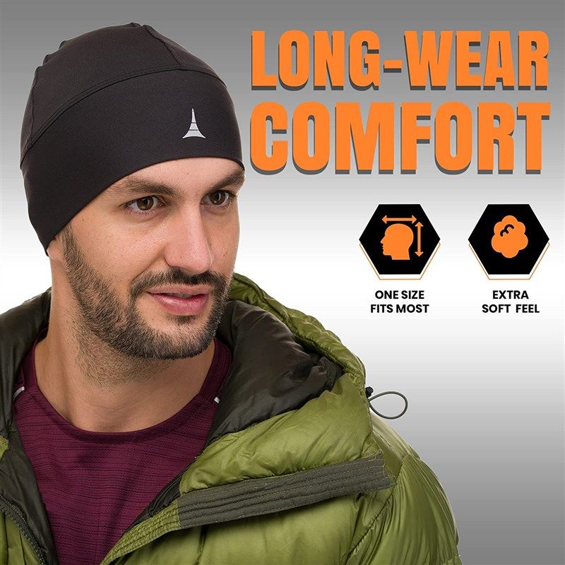 French Fitness Revol Helmet Liner Sweat Wicking Skull Cap Beanie Ultimate  Performance Moisture Wicking Fits Under Helmets