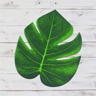enhance your space with vantasii 45 pcs tropical palm leaves imitation plant decorations - 8” x 7” logo
