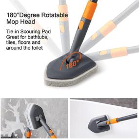 img 2 attached to CLEANHOME Scrubber Different Extendable Handle No