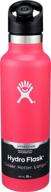 hydro flask 21 oz water bottle with sport cap in watermelon logo