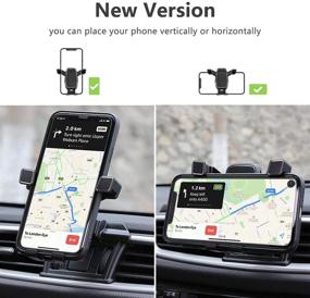 img 1 attached to AYADA Phone Holder for Nissan Rogue, Gravity Auto Lock Phone Mount with Stable Upgrade Design, Easy Installation - Compatible with Rogue Accessories Sport S SV SL 2014-2020