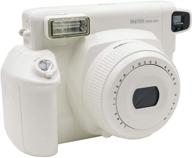 📸 fujifilm instax wide 300 instant film camera, white" - improved for seo: "fujifilm instax wide 300 white instant film camera logo