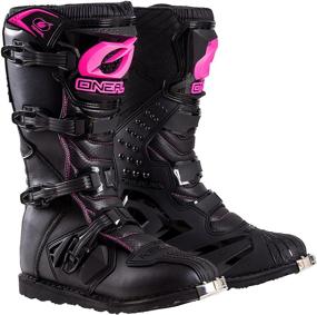 img 3 attached to 👢 O'Neal Women's Rider Boot in Black and Pink - Size 8 (Black/Pink, Size 8)