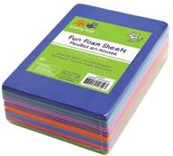 multicraft imports gc044b: 30-piece 🖌️ assorted 1.5mm foam sheets, 4x6-inch crafting essentials logo