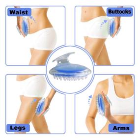 img 3 attached to 💙 Revitalize Your Skin: TailaiMei Cellulite Remover Fascia Release Massager Brush for Anti Cellulite Treatment, Skin Health (Blue)