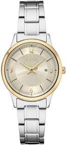 img 3 attached to Seiko Womens Japanese Quartz Stainless Women's Watches in Wrist Watches