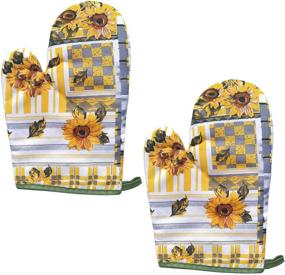 img 3 attached to Кухонные держатели для подсолнухов Салфетки для барбекю (Set