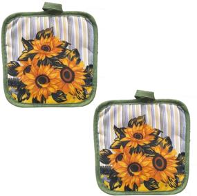 img 2 attached to Кухонные держатели для подсолнухов Салфетки для барбекю (Set