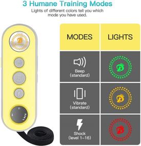 img 3 attached to 🐶 Bousnic Dog Shock Collar: Waterproof Rechargeable Training Collar for 10-120lbs Dogs - 1000ft Range with Beep/Vibrate/Safe Shock & Indicator Light