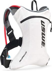 img 4 attached to 🚴 USWE Outlander Pro MTB Hydration Pack: 2.0L/ 70 oz Bladder, White, Bounce-Free for Mountain Bike Marathon Racing