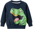 supfans dinosaur sweatshirts crewneck pullover logo