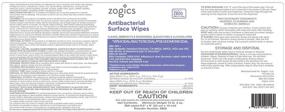 img 1 attached to Zogics EPA Registered Antibacterial Wipes - Surface and Gym Equipment Disinfecting Wipes (800 Wipe Roll)