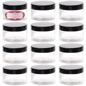 img 4 attached to LEMEOSO Plastic Refillable Containers Cosmetic