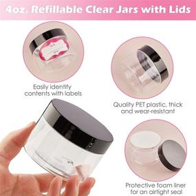 img 2 attached to LEMEOSO Plastic Refillable Containers Cosmetic