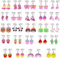 🦋 bevan hypoallergenic earrings: multiple butterfly girls' jewelry for allergy-sensitive individuals logo