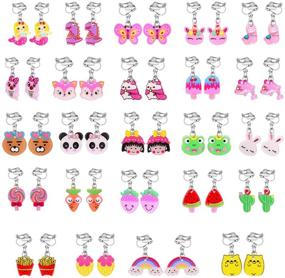 img 4 attached to 🦋 Bevan Hypoallergenic Earrings: Multiple Butterfly Girls' Jewelry for Allergy-Sensitive Individuals