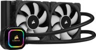 💦 corsair icue h100i rgb pro xt liquid cpu cooler, 240mm radiator logo