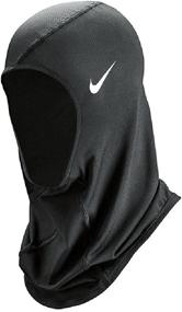 img 4 attached to 🏽 Nike PRO Hijab 2.0 Black/White M/L - Lightweight and Stylish Performance Sportswear