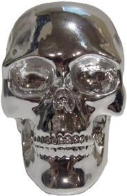 img 3 attached to Kool Collectibles Chrome Skull Shift Knob: The Ultimate Shifter for Rat Rod Lovers