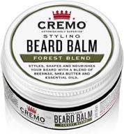 🌳 forest blend cremo styling beard balm: nourish, shape, and moisturize facial hair of all lengths with this woodsy forest 2 ounce string logo