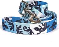 yellow dog design standard lead with chipmunks pattern: stylish and durable leash for your furry friend logo