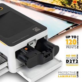 img 3 attached to 🖨️ Принтер для фотографий Kodak Dock & Wi-Fi портативный: Принты премиум качества 4x6” для устройств iOS и Android