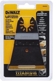 img 1 attached to 🔪 DEWALT DWA4241 Oscillating Tool Blade: Swing Blade with Diamond Grit - A Reliable Cutting Accessory